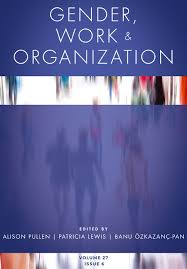 Cover of issue of Gender, Work & Organization