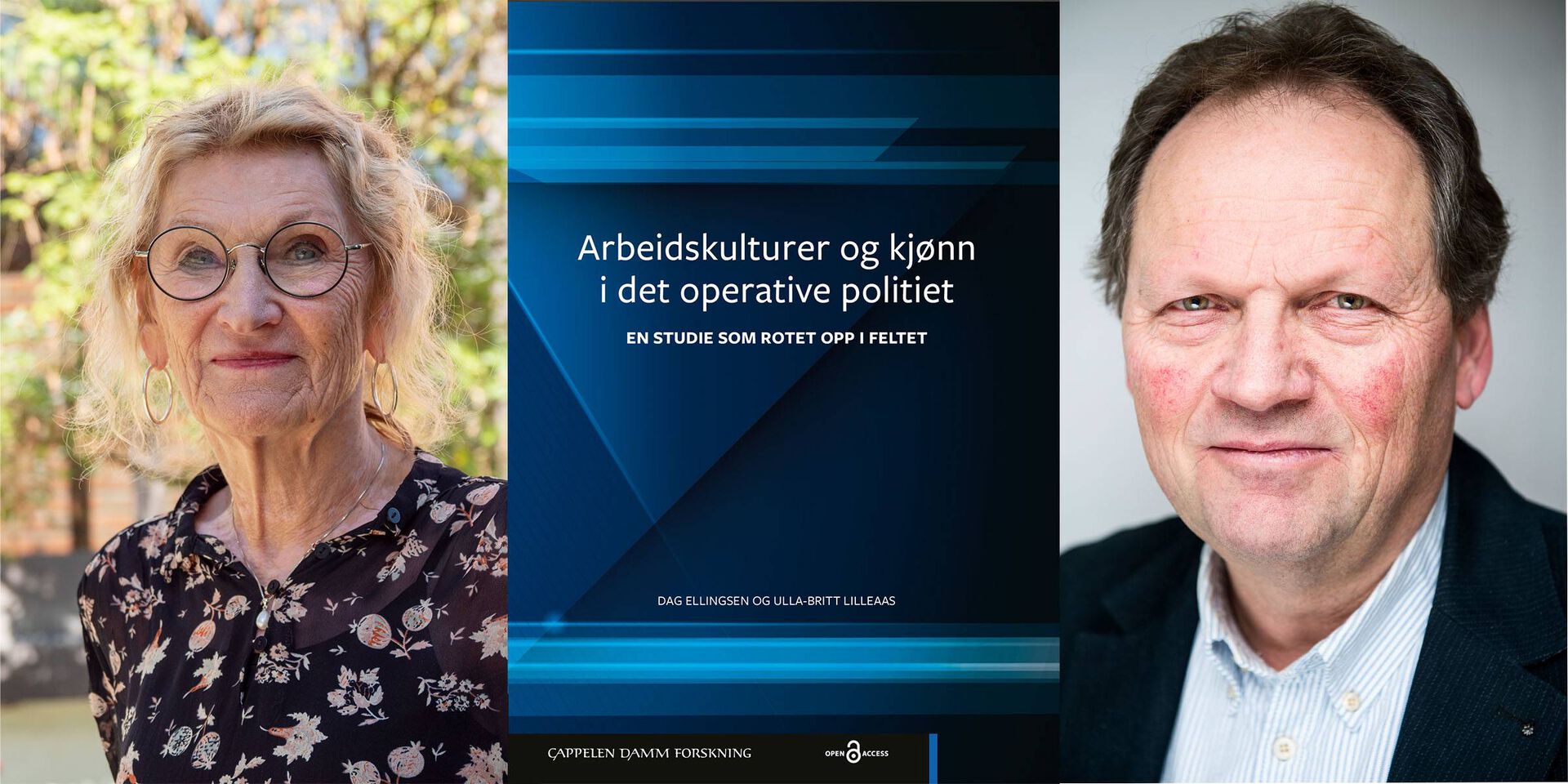 De to forskerne som har skrevet boka og bokcoveret. 