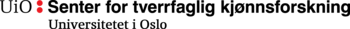 UiO logo med røde segl og navn på senteret